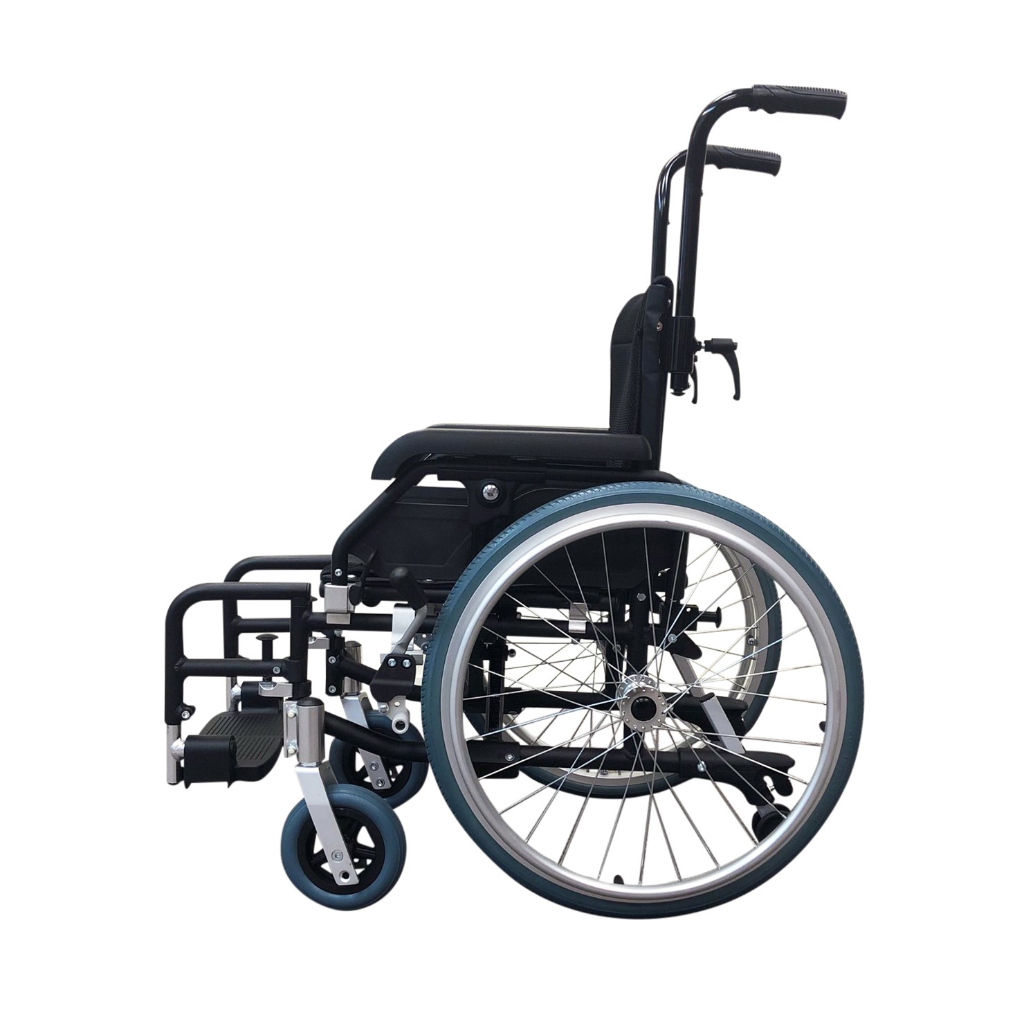 Support Posture Padded Seat Belt Lap Pelvic Wheelchair Adjustable Black  Small