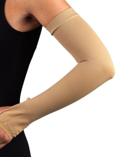 LYMPHEDEMA ARM SLEEVE WITH THUMB SUPPORT