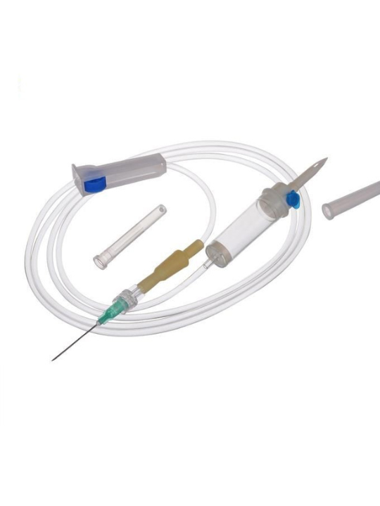 INFUSION SET LUER LOCK CONNECTOR WITH NEEDLE –
